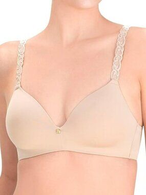 Natori Nude Pure Luxe Wireless Contour Bra 34DD